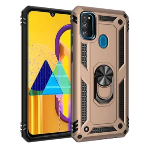 Galaxy M30S Kılıf Zore Vega Kapak - Gold
