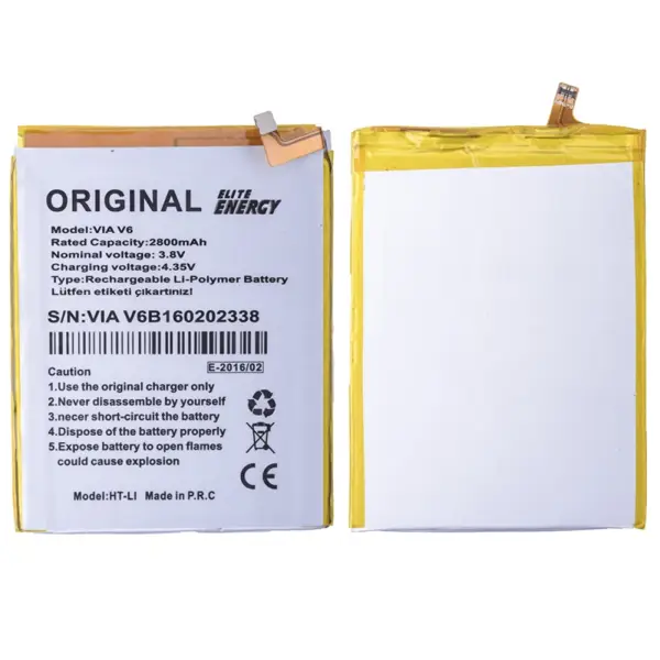 Teknonet Casper Via V6 Uyumlu Casper V6B160202338 2800 MAh Batarya NT-17742