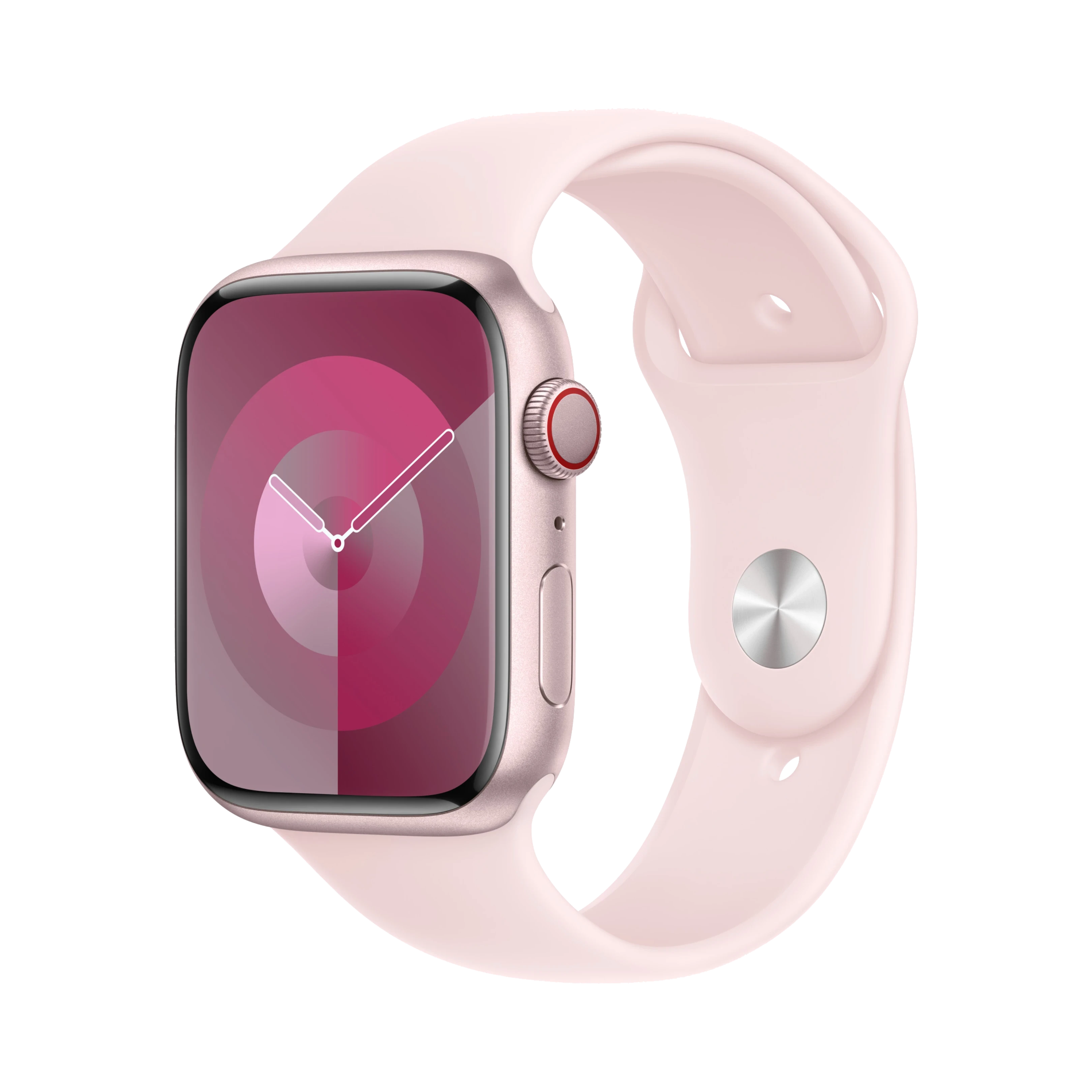 Apple Watch Series 9 - Alüminyum - 45mm - Cellular - Pembe