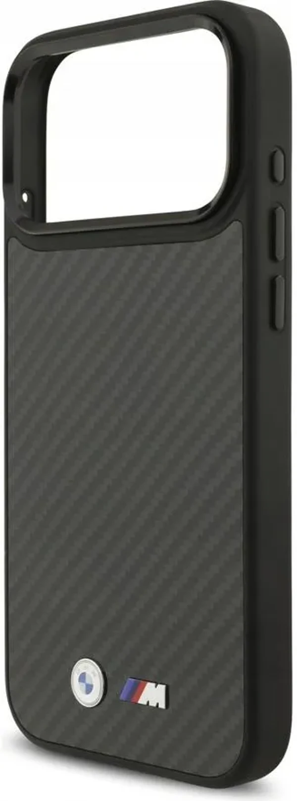 Apple iPhone 17 Pro Bmw M-Safeli Karbon Fiber Metal Logolu kılıf - 4