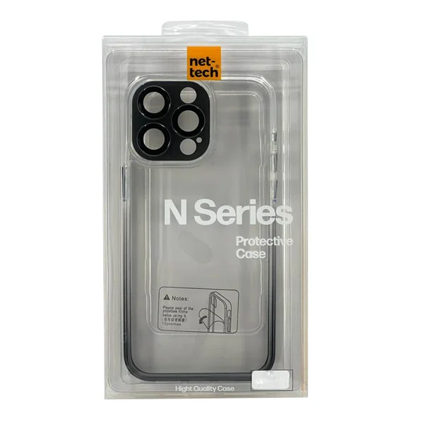Nettech Apple iPhone 15 Pro Max Uyumlu Kamera Korumalı Yıldız Elmas Seri Arka Koruma Kılıf (Siyah) NT-104540 - 3