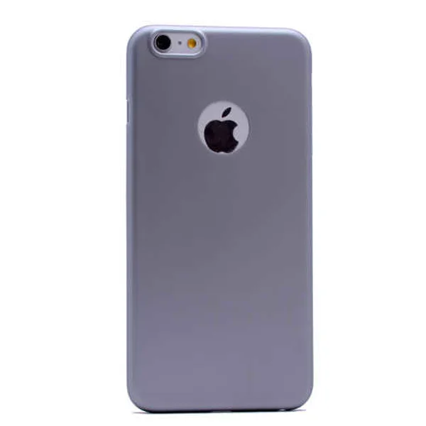 Apple iPhone 7 Kılıf Zore 1.Kalite PP Silikon - Gri