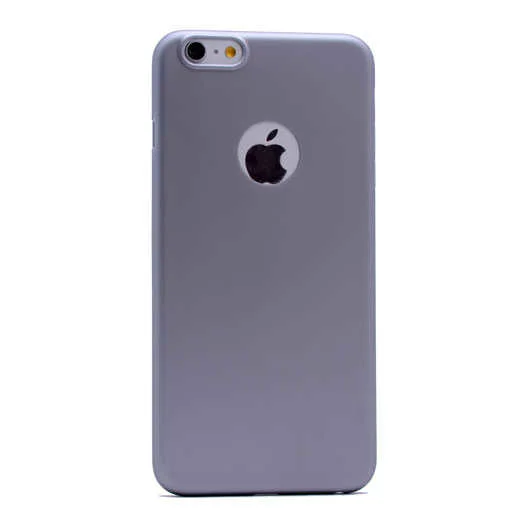 Apple iPhone 7 Kılıf Zore 1.Kalite PP Silikon - Gri