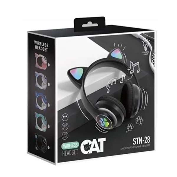 Hadron STN-28 CAT Kulak Üstü Kulak Üstü Kulaklık (Siyah) NT-109592 - 3