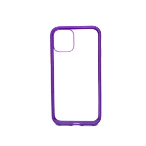 Nettech Apple iPhone 11 Pro Uyumlu Crystal Hybrid Seri Arka Koruma Kılıf (Lila) NT-88797