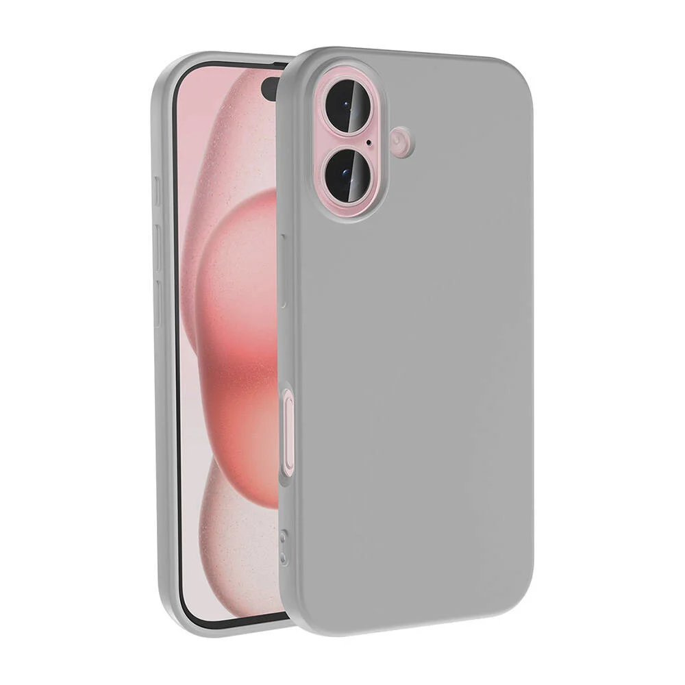 Apple iPhone 16 Plus Kılıf Zore LSR Lansman Kapak - Gümüş