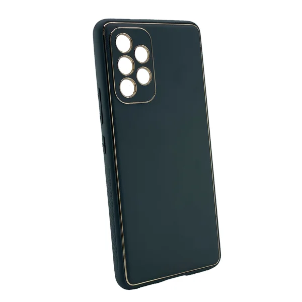 Nettech Samsung Galaxy A13 Uyumlu Coco Leather Seri Arka Koruma Kılıf (Siyah) NT-99895 - 2