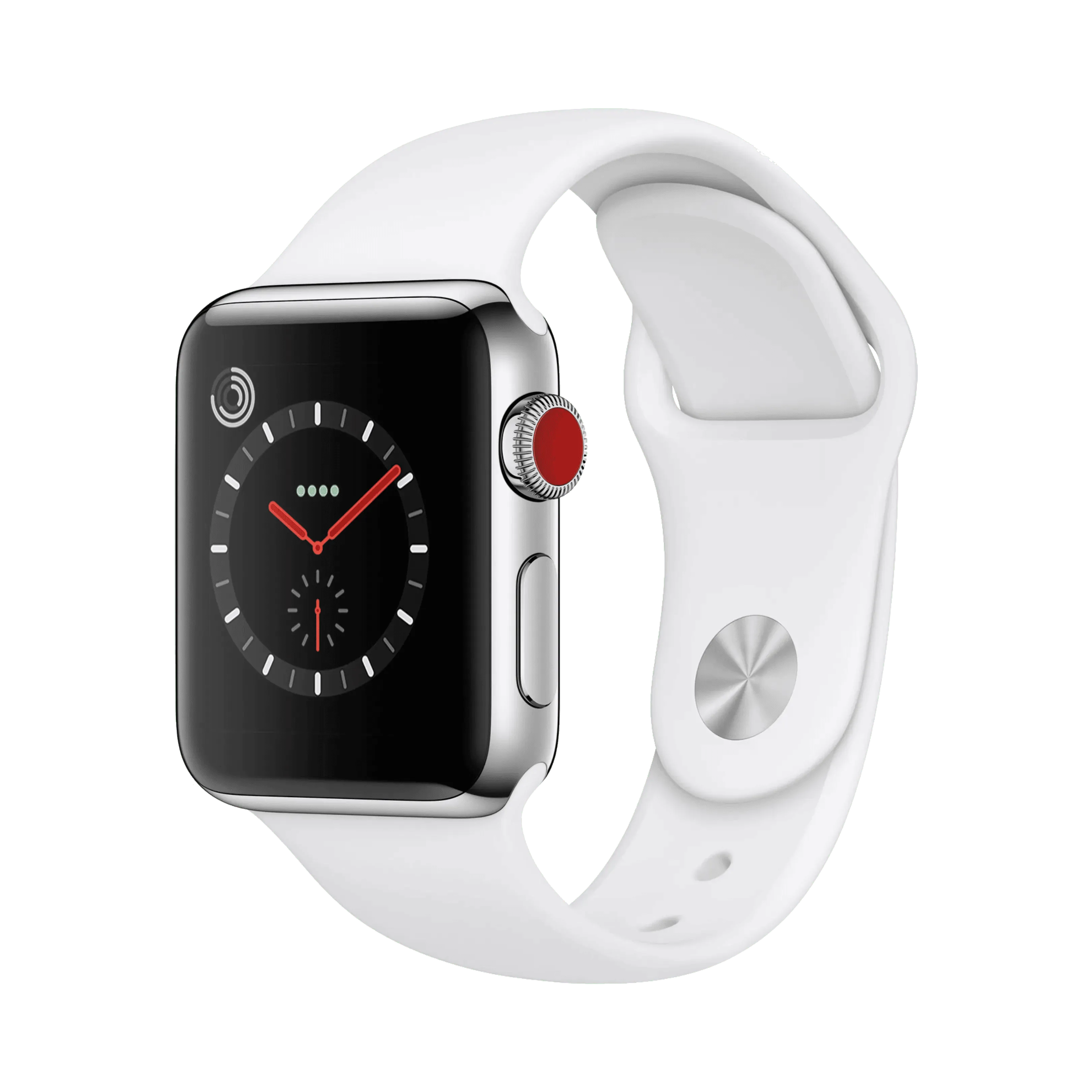 Apple Watch Series 3 - Paslanmaz Çelik - 38mm - Cellular - Gümüş