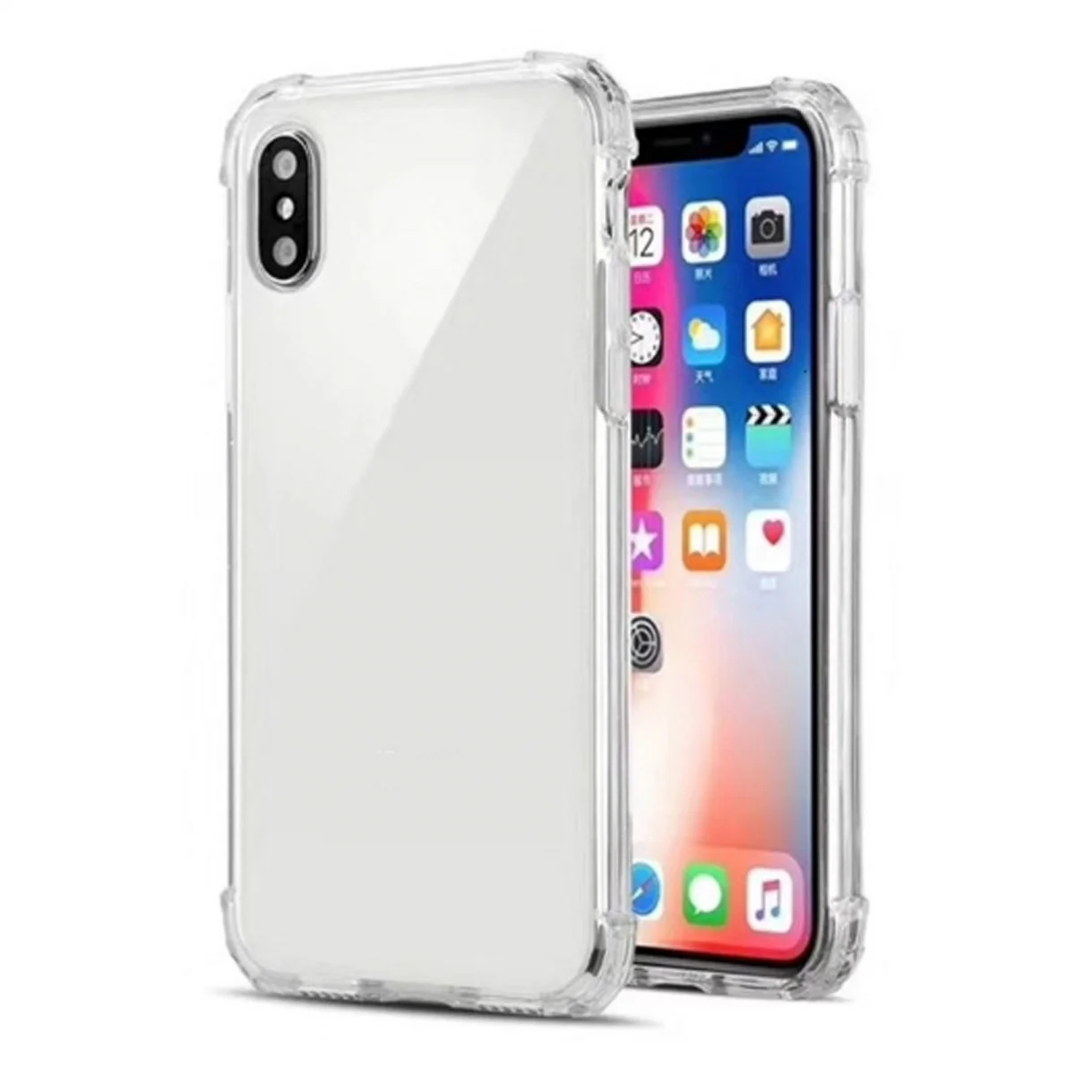 Nettech Apple iPhone XS Max Uyumlu Rarroz Seri Arka Koruma Kılıf (Şeffaf) VR-11515