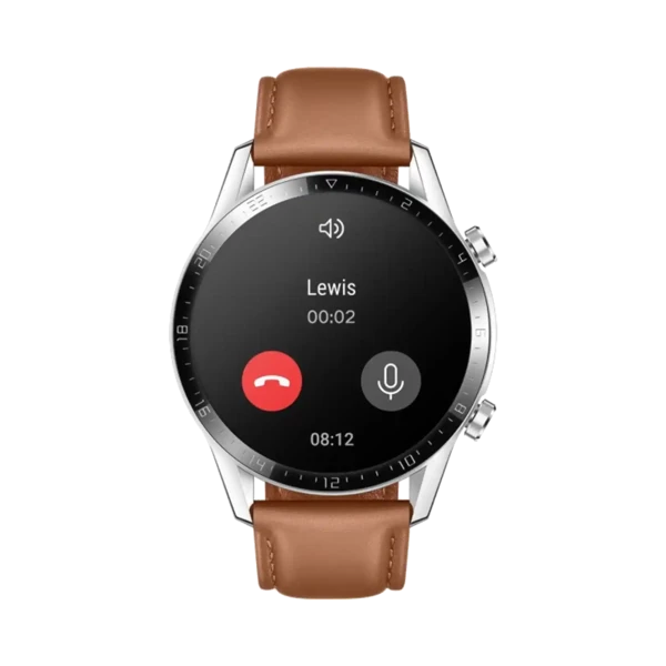 Huawei GT2 Classic - Paslanmaz Çelik - 46mm - GPS - Kahverengi - 2