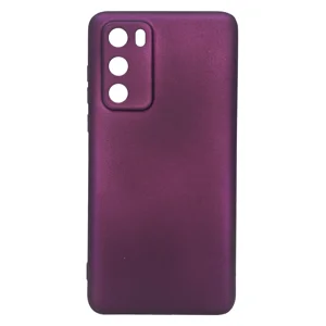 Nettech Huawei P40 Uyumlu Suide Arka Koruma Kılıf (Mürdüm) NT-83564