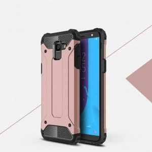 Galaxy J6 Kılıf Zore Crash Silikon Kapak - Rose Gold