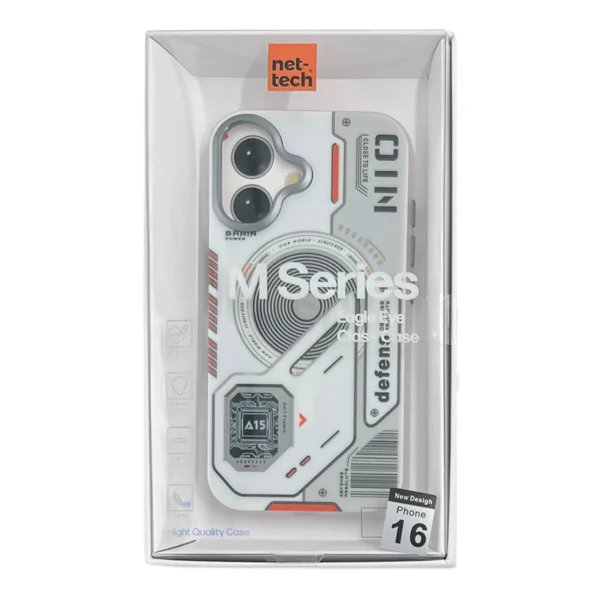 Nettech Apple iPhone 16 Plus Uyumlu NT-N043 Arka Koruma Kılıf (Beyaz) NT-110939 - 3