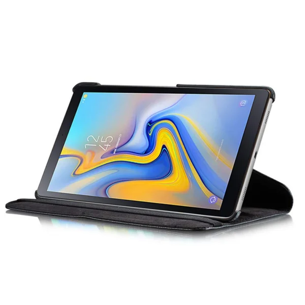 Nettech Samsung Galaxy T590 Tab A 10.5 inç Uyumlu 360 Kapaklı Kılıf (Siyah) VR-13273 - 2