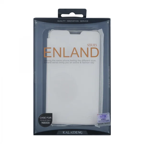 Chtech Samsung Galaxy N9000 Note 3 Uyumlu Kapaklı Kılıf Kapaklı Kılıf (Beyaz) NT-4671 - 2