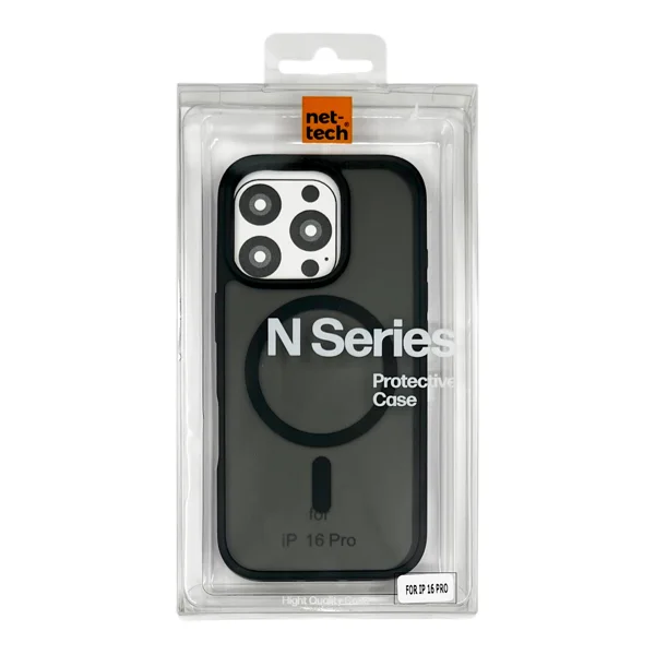 Nettech Apple iPhone 16 Pro Uyumlu NT-N062 Arka Koruma Kılıf (Siyah) NT-111235 - 3