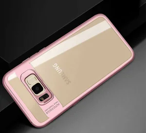 Galaxy S8 Kılıf Zore Buttom Kapak - Pembe