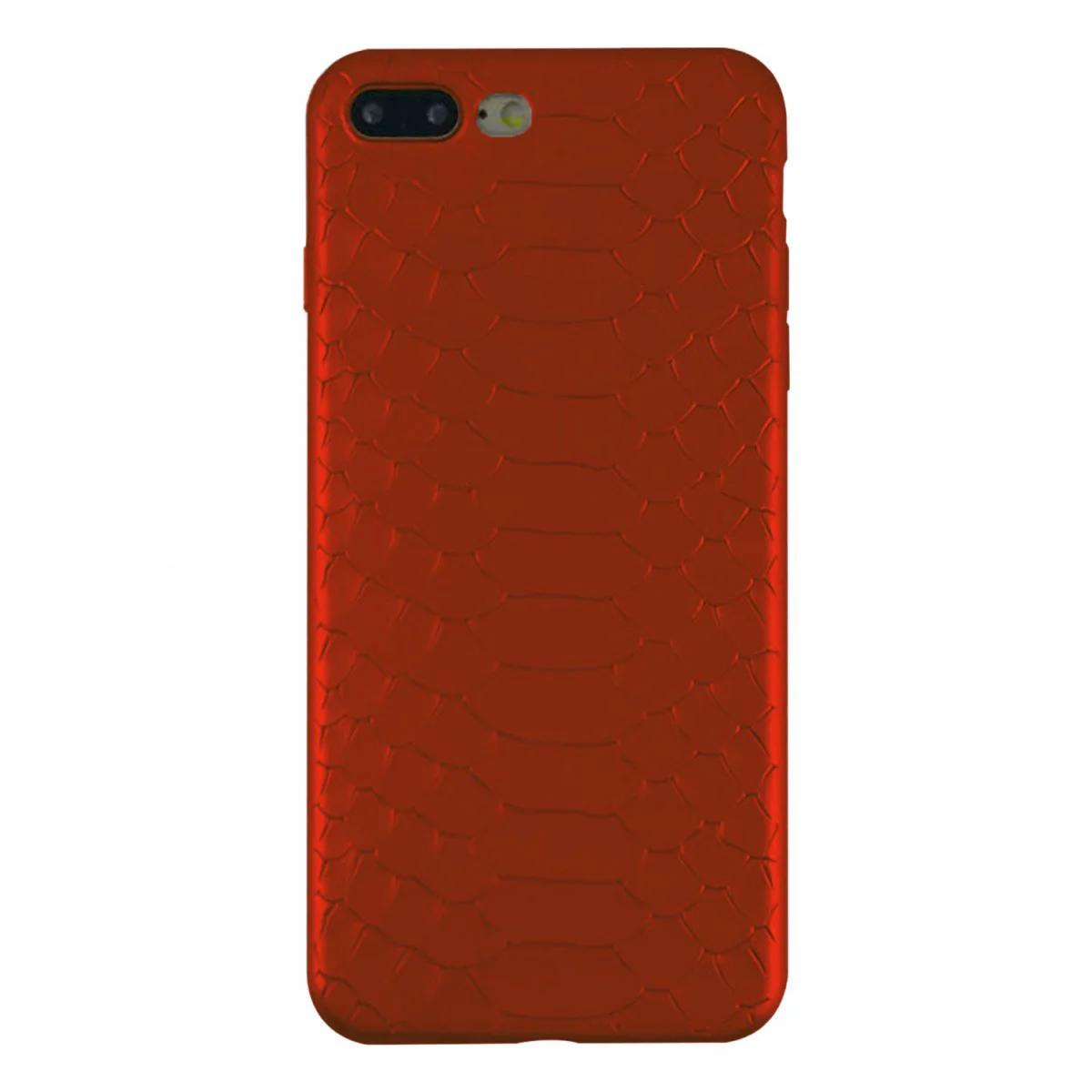 Nettech Apple iPhone 8 Plus Uyumlu Timsah Seri Arka Koruma Kılıf (Bordo) VR-8508