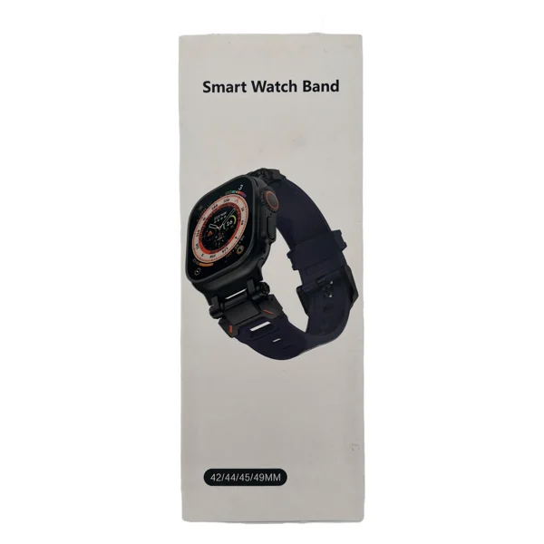 Nettech Apple Watch Seri 44/42 mm Uyumlu Silikon Kordon (Lacivert) NT-110235 - 2