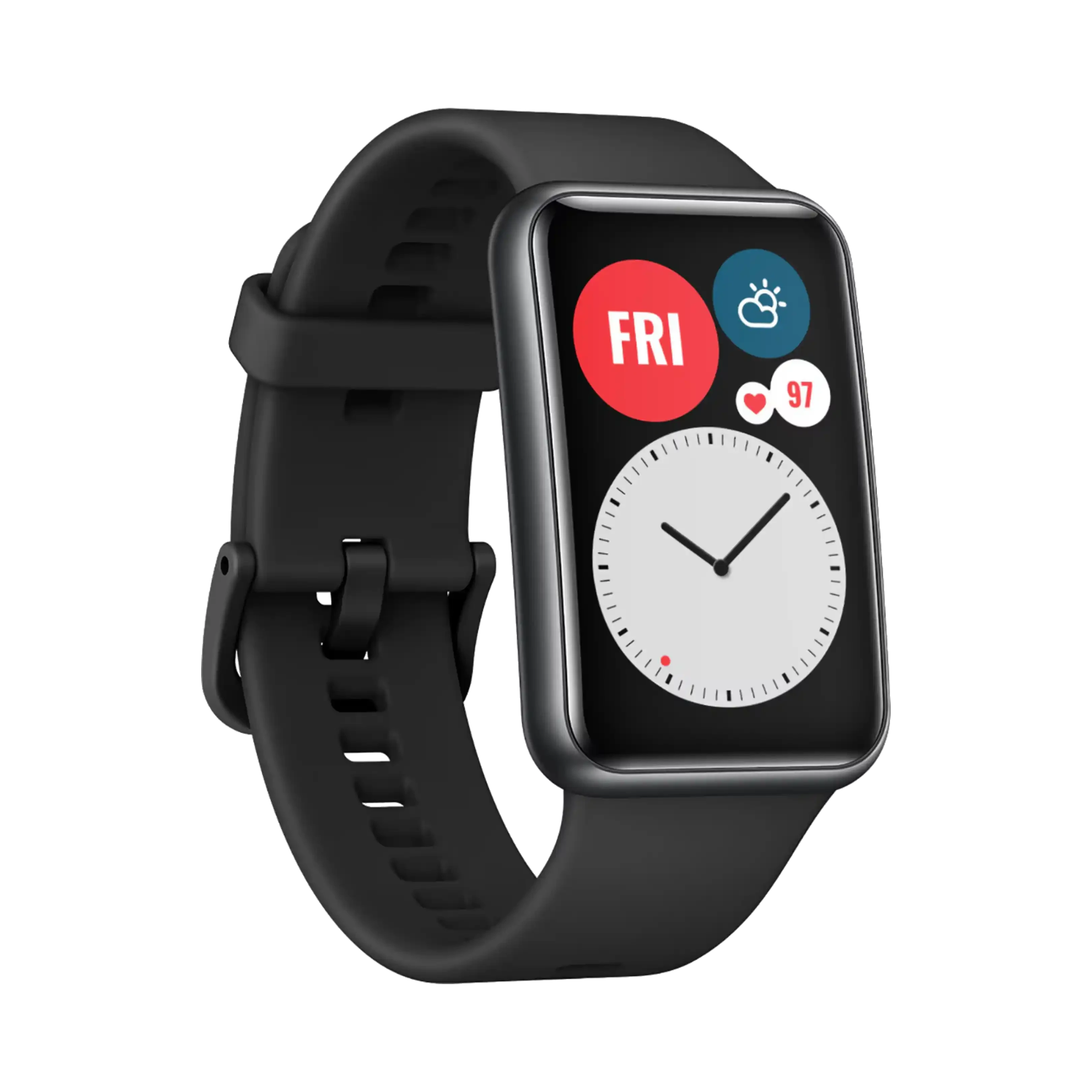 Huawei Watch Fit - Polimer - 46mm - Bluetooth - Siyah