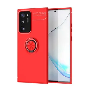 Galaxy Note 20 Ultra Kılıf Zore Ravel Silikon Kapak - Kırmızı