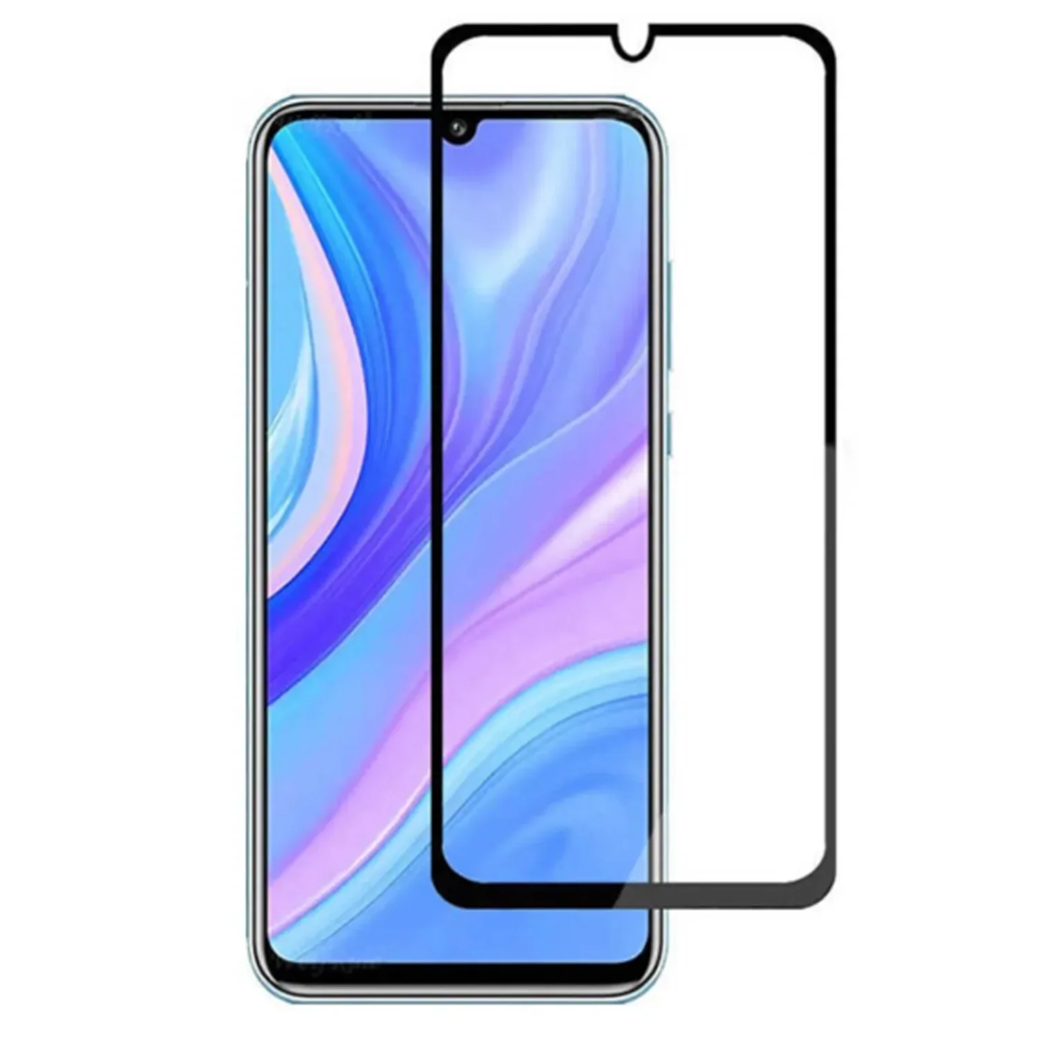 Nettech Realme C21Y Uyumlu 5D Glas Full Cam Koruyucu (Siyah) NT-98516