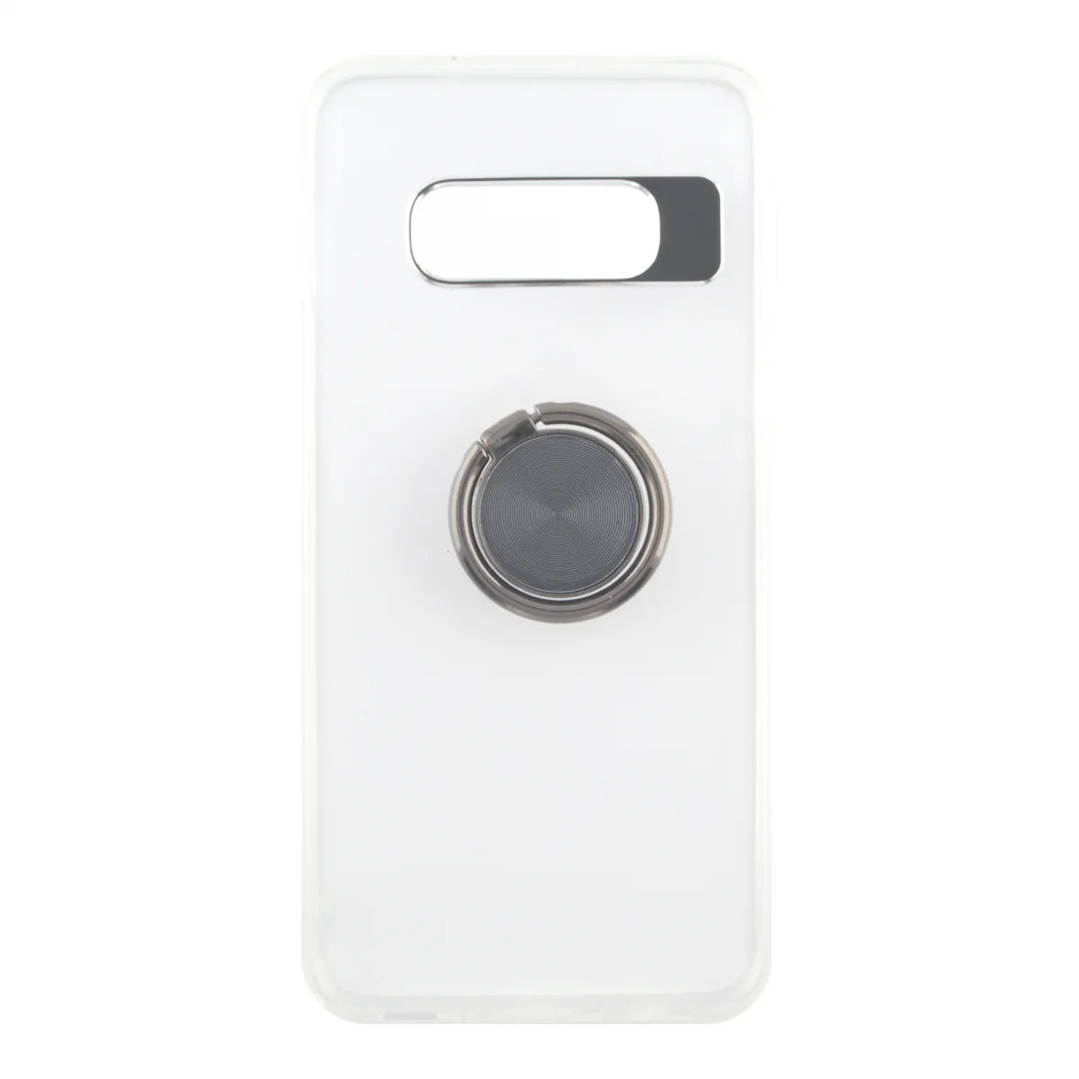 Nettech Samsung Galaxy S10 Uyumlu Doris Ring Arka Koruma Kılıf (Şeffaf) VR-14335