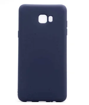 Galaxy C7 Pro Kılıf Zore Premier Silikon Kapak - Lacivert