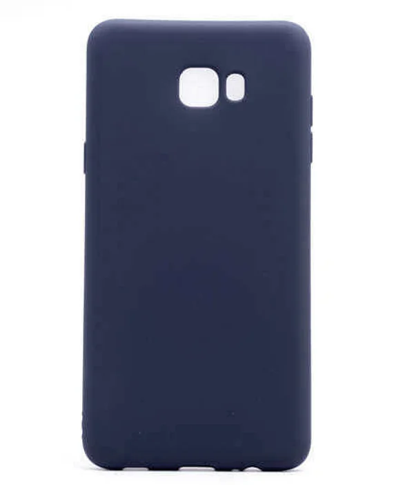 Galaxy C7 Pro Kılıf Zore Premier Silikon Kapak - Lacivert - 1