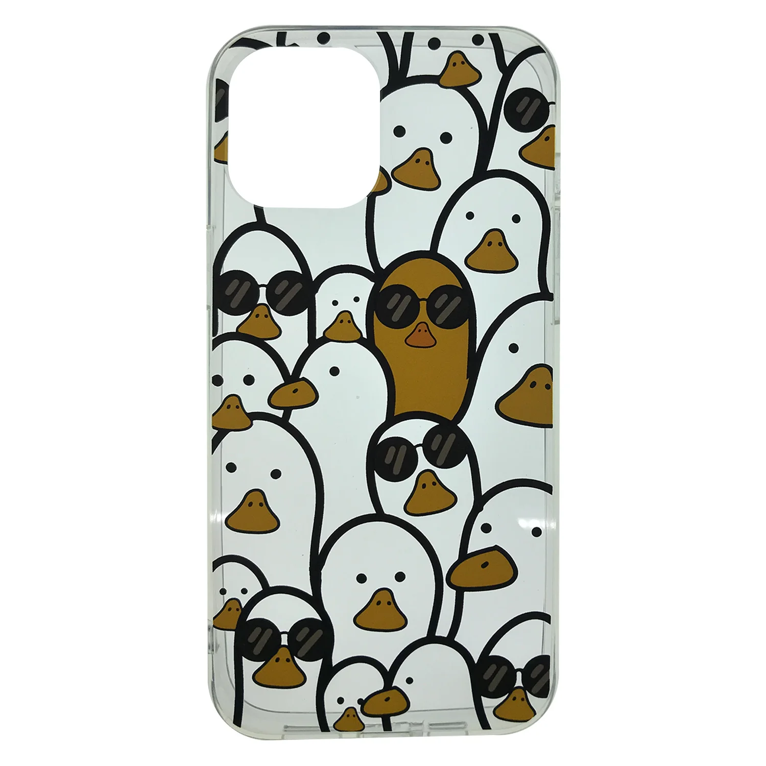 Nettech Apple iPhone 12 Pro Max Uyumlu Desen Tasarım Seri Arka Koruma Kılıf (Şeffaf) NT-92015