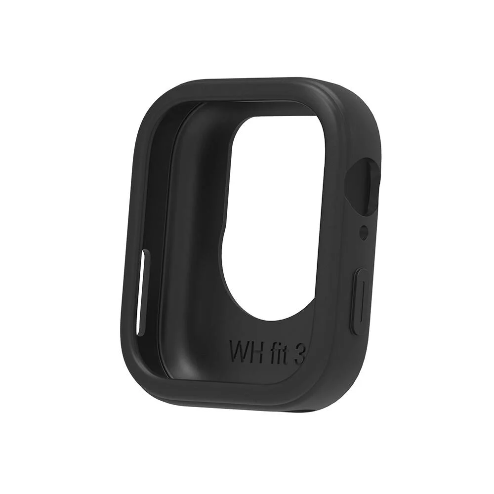 Huawei Watch Fit 3 Yumuşak TPU Silikon Kasa Koruyucu Zore Watch Gard 34 - Siyah