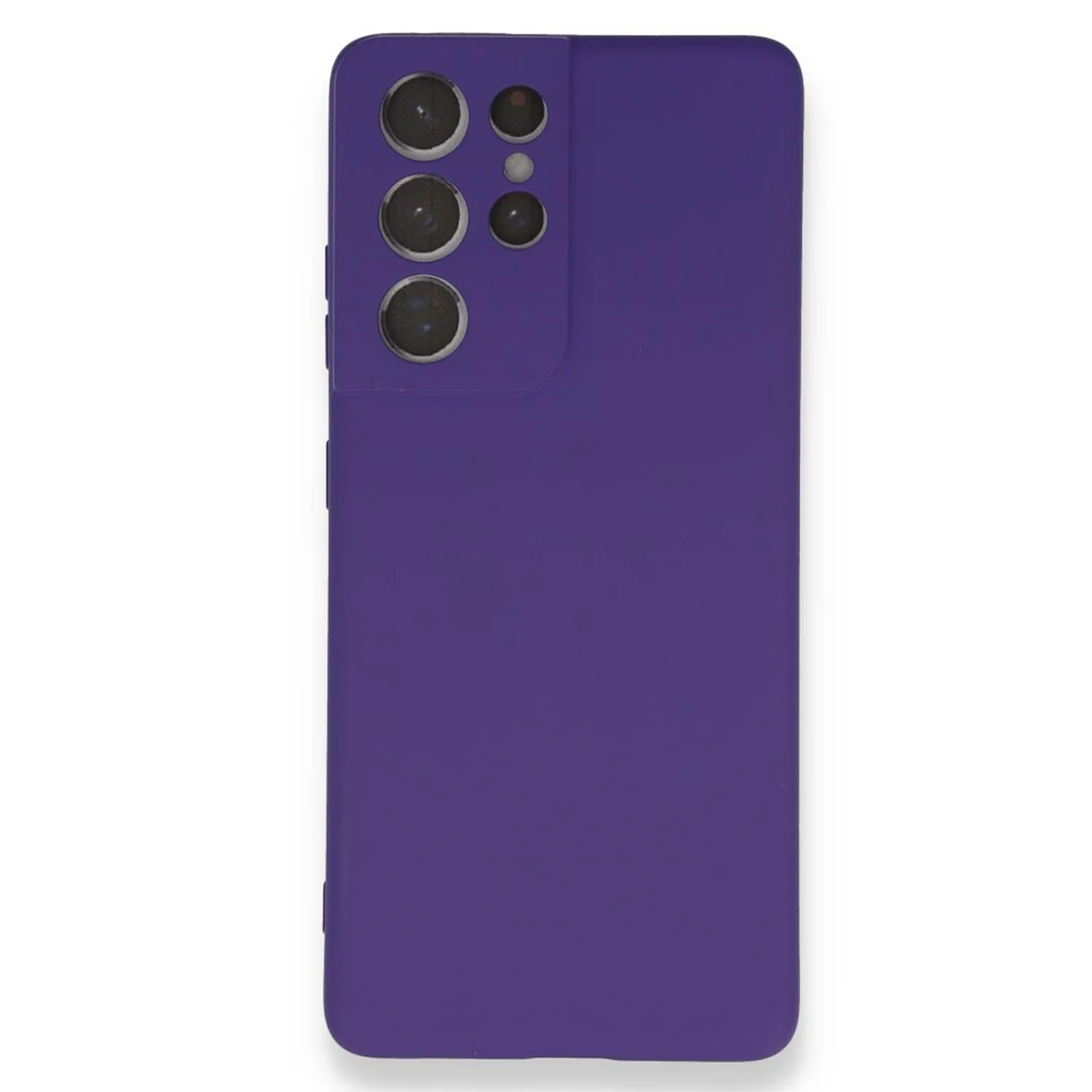 Nettech Samsung Galaxy S21 Ultra Uyumlu Nano Arka Koruma Kılıf (Lila) NT-87479