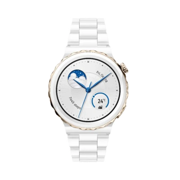 Huawei Watch GT3 Pro - Seramik - 43mm - GPS - Beyaz - 2