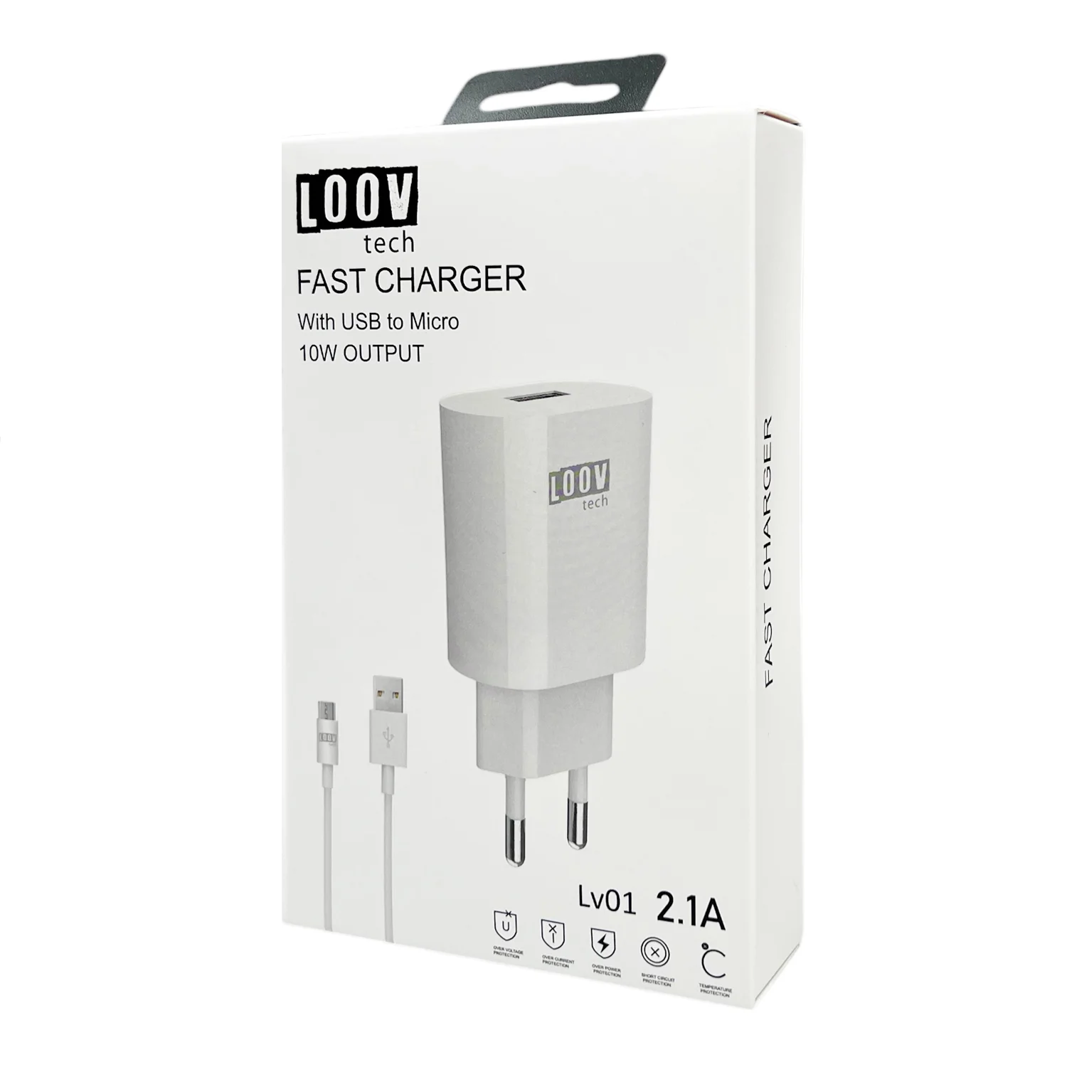 Loov Tech LV01 10W 3100 mAh Micro Kablo + Şarj Aleti (Beyaz) NT-111596