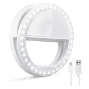 Paleon PLO Led Mandallı Telefon Üstü Aydınlatma Lamba (Beyaz) NT-84876