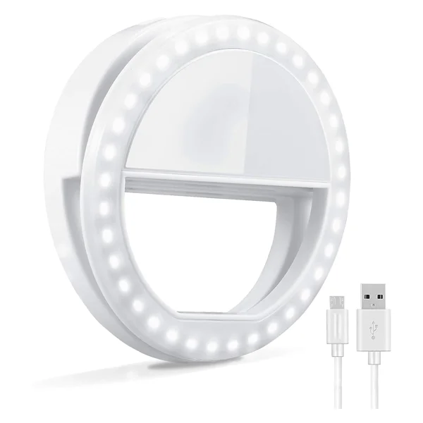 Paleon PLO Led Mandallı Telefon Üstü Aydınlatma Lamba (Beyaz) NT-84876