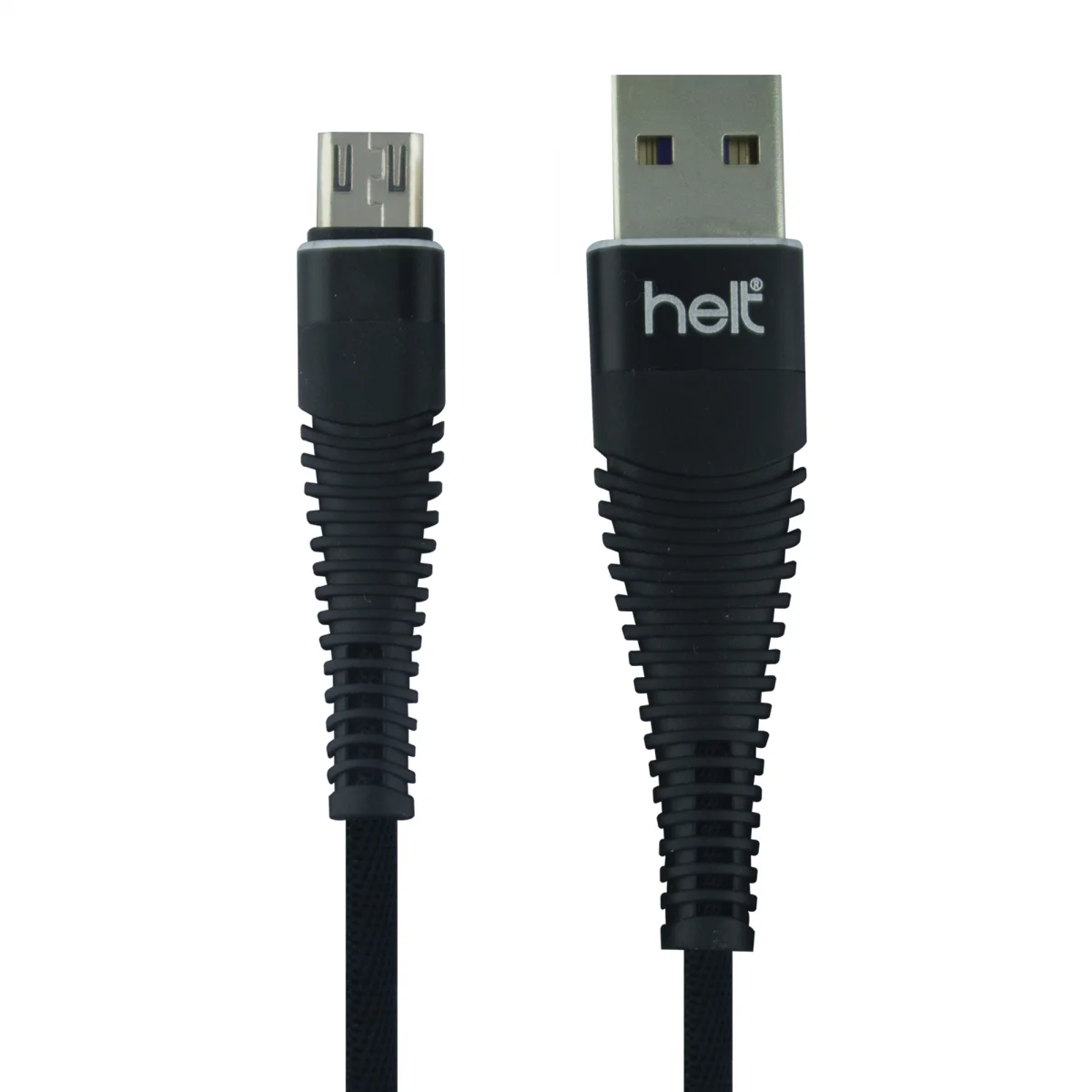 Helt HT-79 İp Örgü 100 Cm Micro Şarj ve Data Kablosu (Siyah) VR-9753