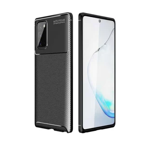 Galaxy Note 20 Kılıf Zore Negro Silikon Kapak - Siyah