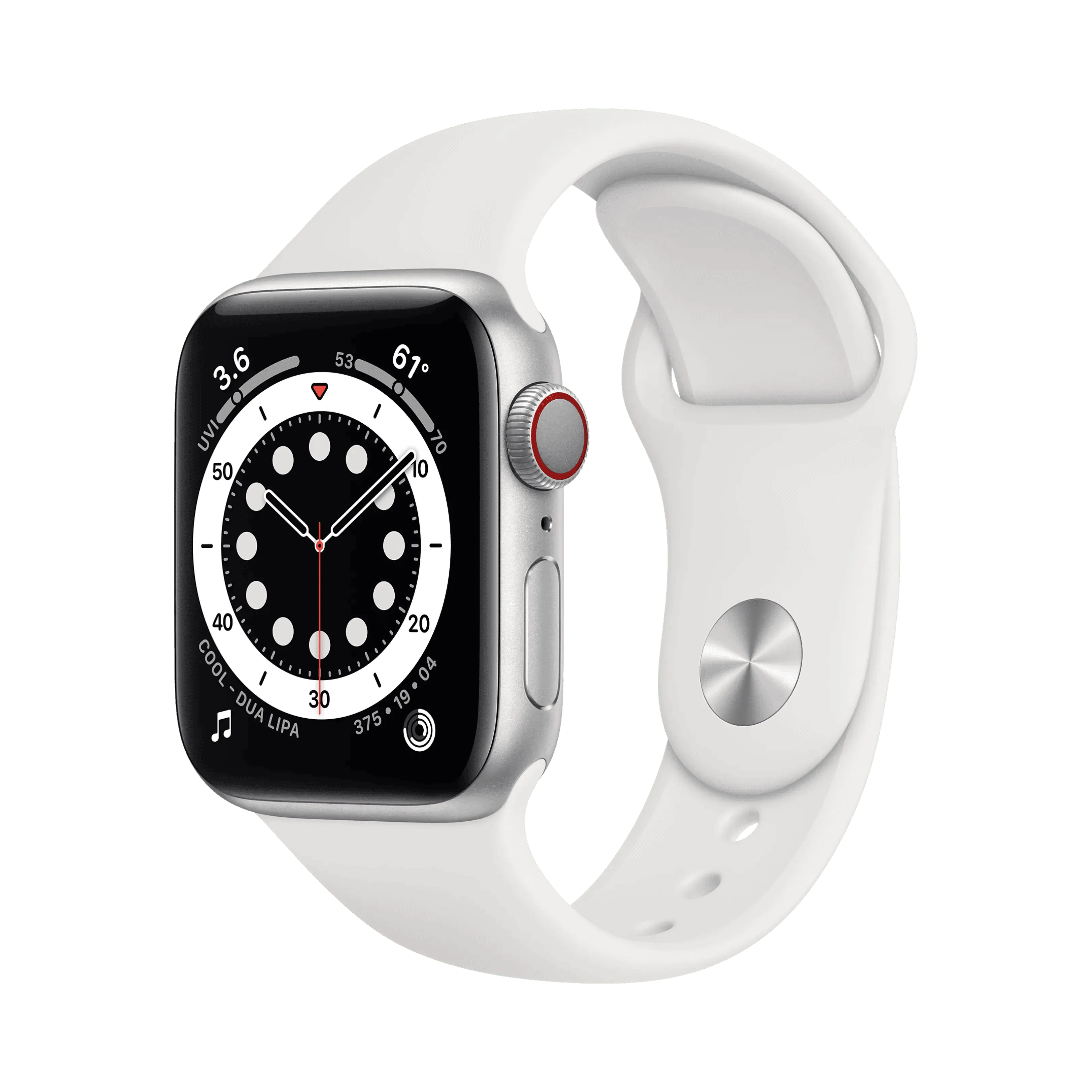 Apple Watch Series 6 - Alüminyum - 40mm - Cellular - Gümüş
