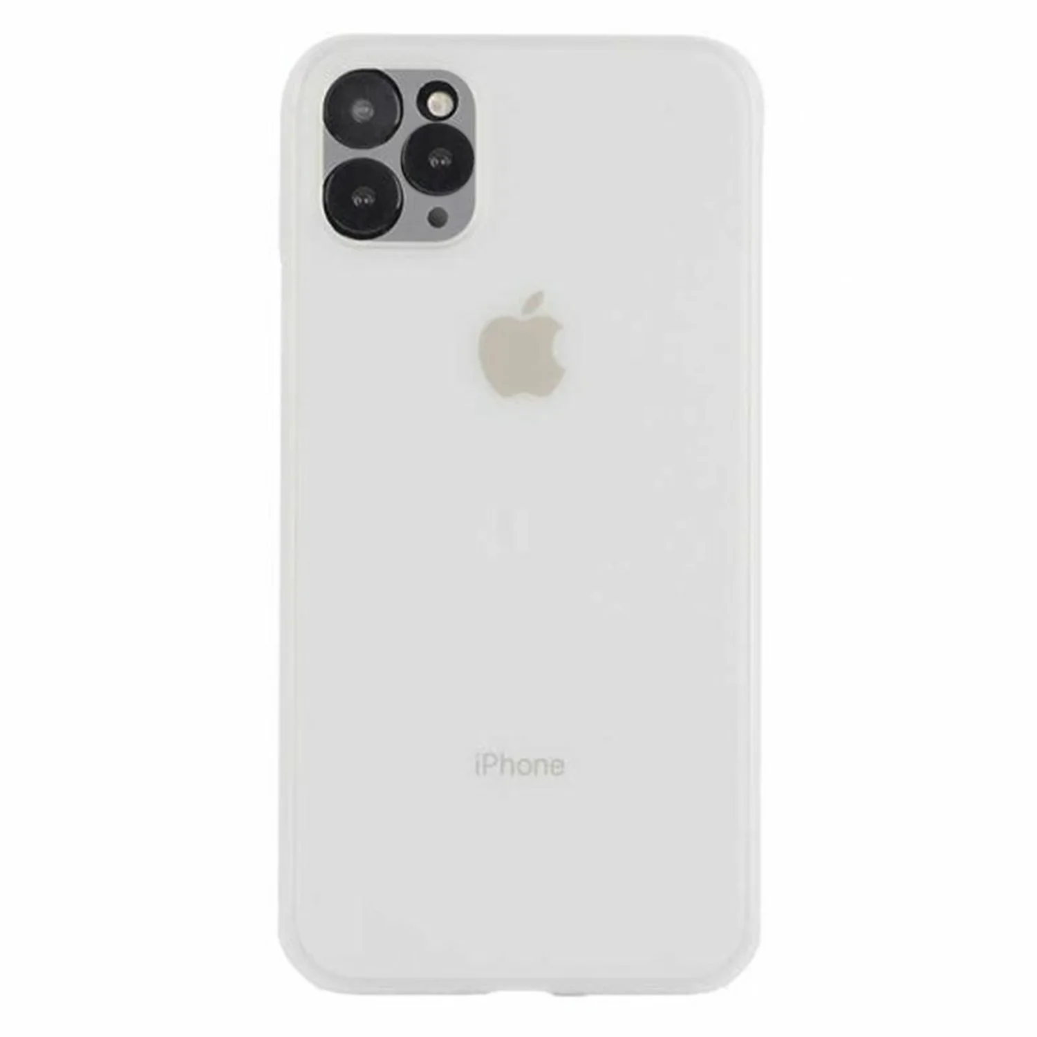 Nettech Apple iPhone 11 Pro Max Uyumlu Ultra Slim Arka Koruma Kılıf (Beyaz) NT-87871