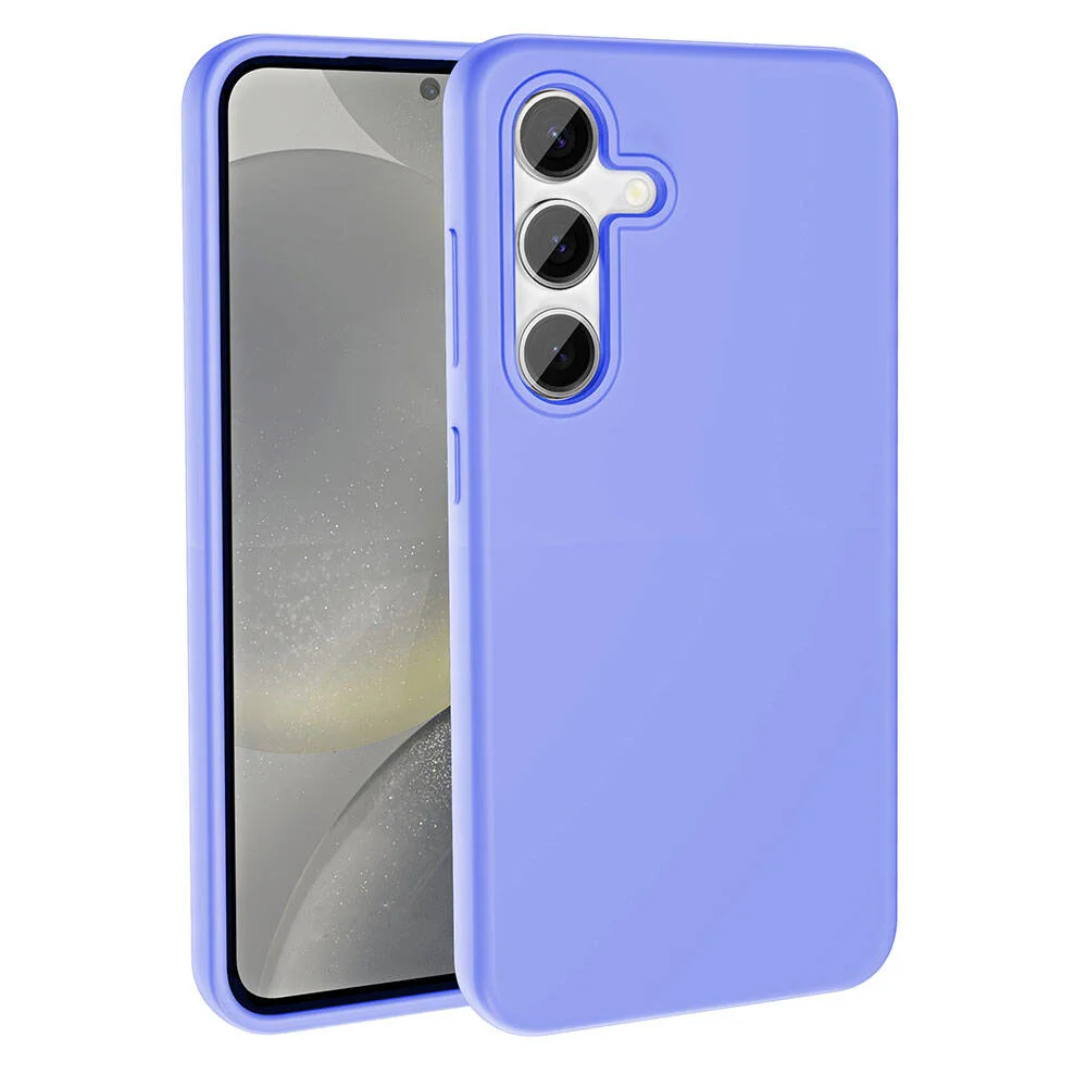 Galaxy S24 Plus Kılıf Magsafe Şarj Özellikli Sıvı Teknolojili Silinebilir Sert Zore Kivi Kapak - Lila