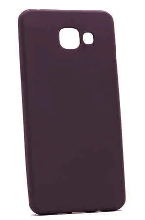 Galaxy A5 2016 Kılıf Zore Premier Silikon Kapak - Mürdüm