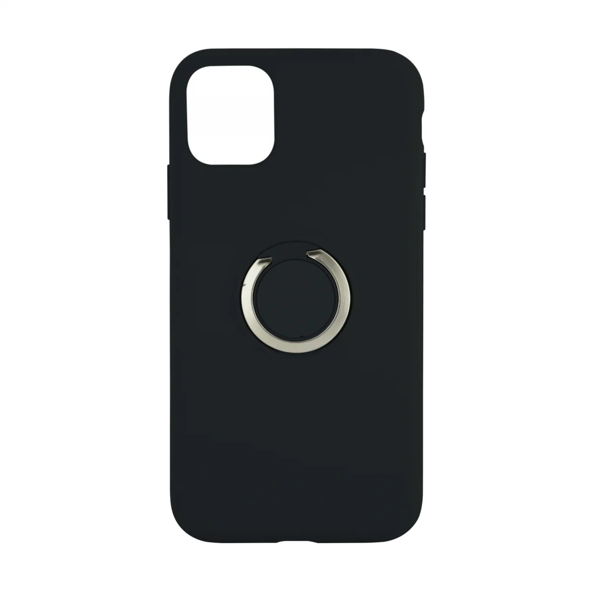 Nettech Apple iPhone 11 Pro Uyumlu Nano Ring Arka Koruma Kılıf (Siyah) VR-18404