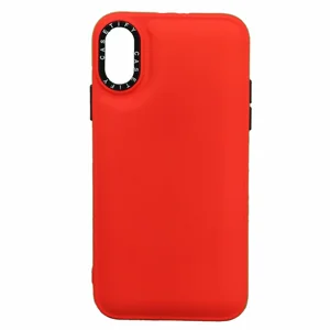 Nettech Apple iPhone XR Uyumlu Casetify Buff Seri Arka Koruma Kılıf (Kırmızı) NT-98187