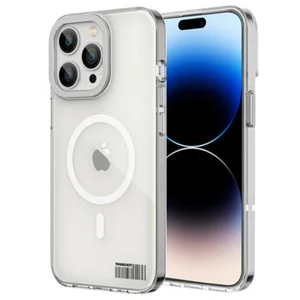 Youngkit Apple iPhone 14 Pro Max Uyumlu Coloured Seri Arka Koruma Kılıf (Beyaz) NT-98824