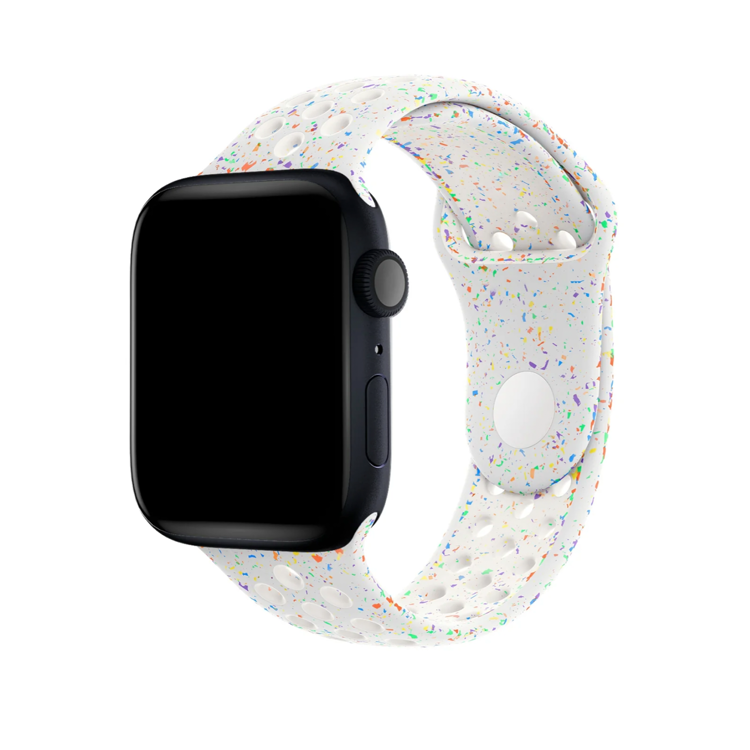Nettech Apple Watch Seri 40/38 mm Uyumlu Silikon Kordon (Krem) NT-110248