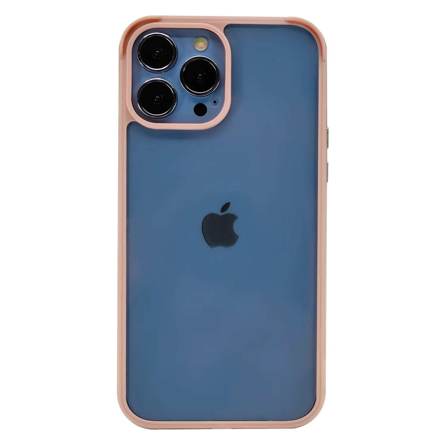 Nettech Apple iPhone 13 Pro Uyumlu Sparta Seri Arka Koruma Kılıf (Pembe) NT-95452