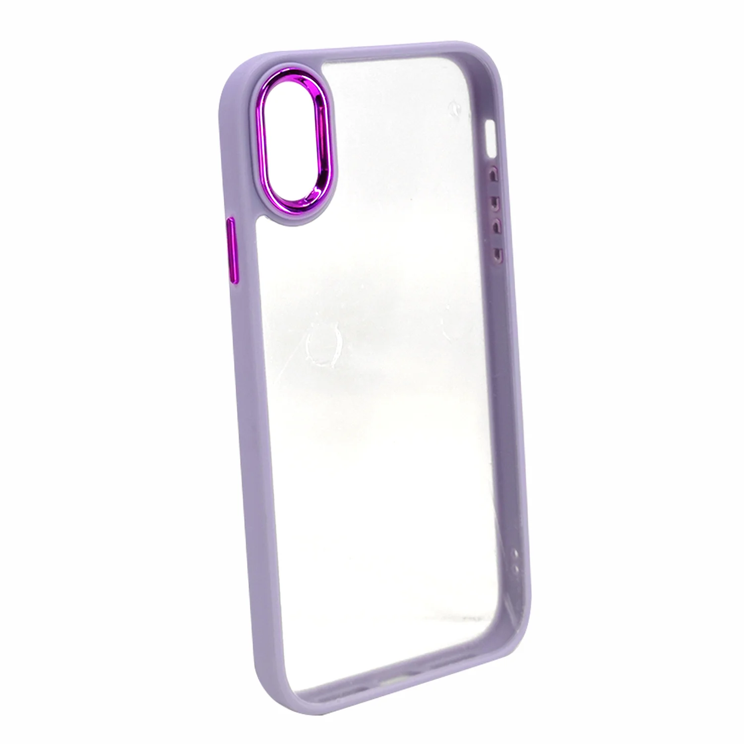 Nettech Apple iPhone XR Uyumlu Soft Akrilik Seri Arka Koruma Kılıf (Lila) NT-93710