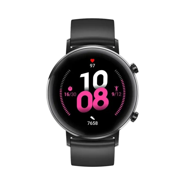 Huawei GT2 Sport - Paslanmaz Çelik - 42mm - GPS - Siyah - 2