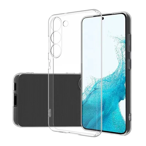 Galaxy A14 Kılıf Zore Süper Silikon Kapak - Renksiz - 1